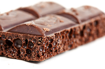 Image showing porous dark chocolate