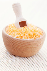 Image showing honey bath salt