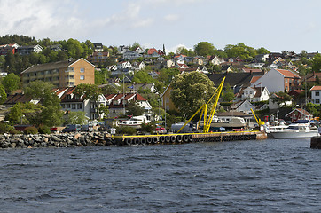 Image showing  Seaside town