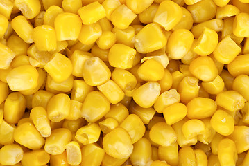 Image showing Food background: prepared corn grains