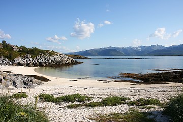 Image showing Beach at Lofoten