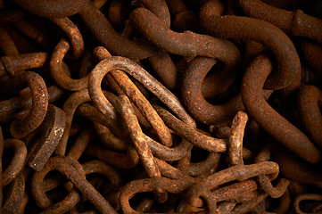 Image showing Rusty chains texture