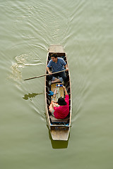 Image showing Wooden Classical Boat