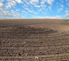 Image showing ploughed field