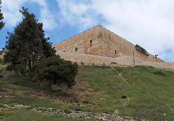 Image showing Temple Mount above the Kidron Valley in Jerusalem