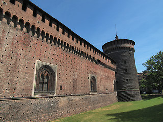 Image showing Castello Sforzesco, Milan