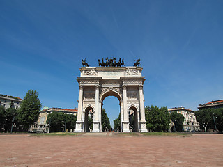Image showing Arco della Pace, Milan
