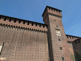 Image showing Castello Sforzesco, Milan