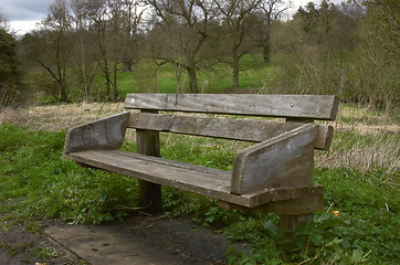 Image showing Park bench