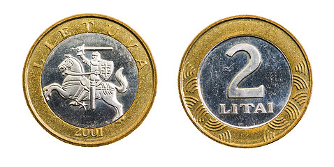 Image showing Lithuanian coins