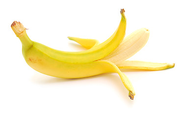 Image showing peeled banana