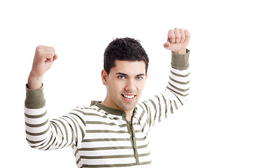 Image showing Happy young man