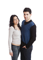 Image showing Beautiful young couple