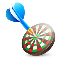 Image showing target dartboard