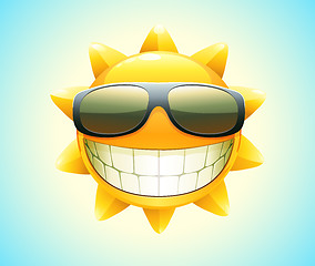 Image showing happy summer sun 