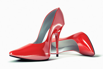 Image showing female evening shoes