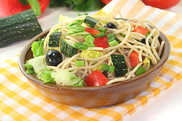 Image showing Pasta salad