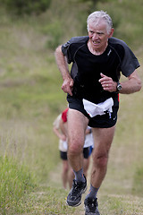 Image showing Senior runner