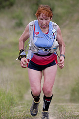 Image showing Tired senior runner