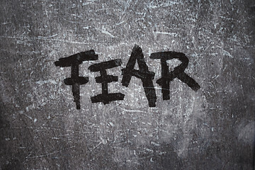 Image showing fear