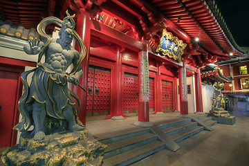 Image showing Buddha Tooth Relic Temple Door Guardians