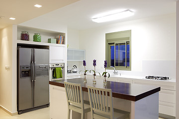 Image showing New kitchen in a modern home