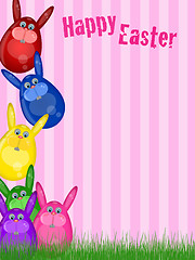 Image showing Happy Easter Bunny Background