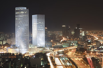 Image showing Tel Aviv at Night