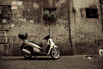 Image showing Scooter in Rome