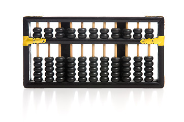 Image showing Old wooden abacus