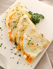 Image showing Pumpkin Quesadilla