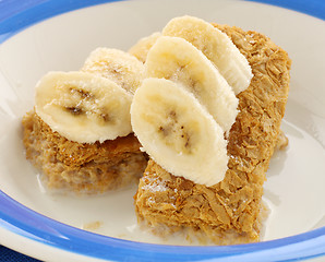 Image showing Weet Bix And Bananas