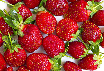 Image showing Strawberries can use as background 