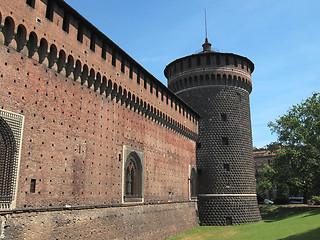 Image showing Castello Sforzesco, Milan