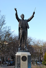 Image showing Gustav Theodore Holst statue in Cheltenham