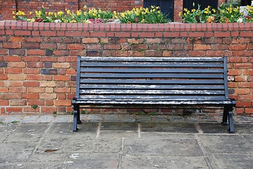 Image showing Sidewalk bench