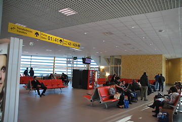 Image showing Waiting lounge at the airport