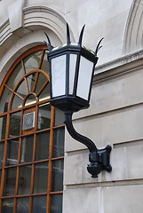 Image showing British city lamp