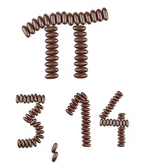 Image showing Chocolate Pi constant