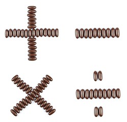 Image showing Chocolate arithmetic operations