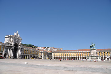 Image showing Commerce Square in Lisbon