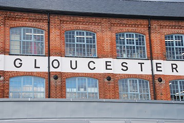 Image showing Gloucester brick building