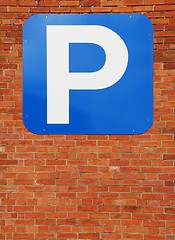 Image showing Parking sign