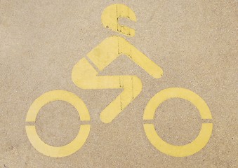 Image showing Motorcycle sign