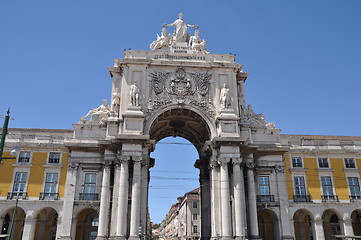 Image showing Commerce Square in Lisbon