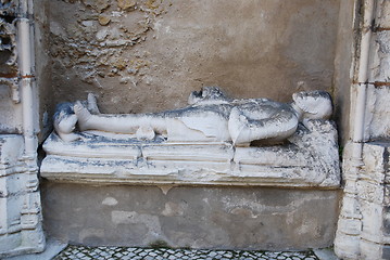 Image showing Manueline tomb in Lisbon, Portugal