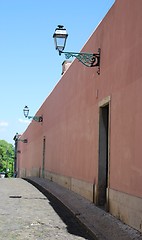 Image showing Street lamp post