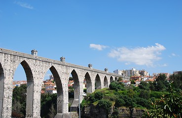 Image showing Aqueduct in Lisbon