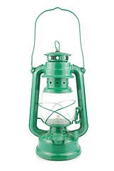 Image showing Antique kerosene lamp