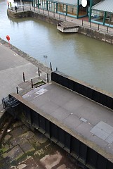 Image showing Gloucester docks (bridge detail)